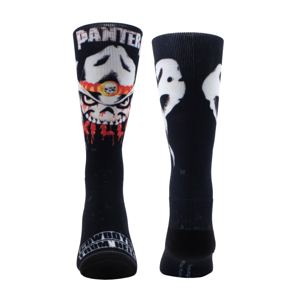 Pantera - Cowboys From Hell Dye Sub Sokken - Zwart